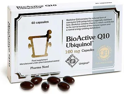 Pharma Nord Bio-Ubiquinol Active QH 100mg 60 Capsules • £54.19