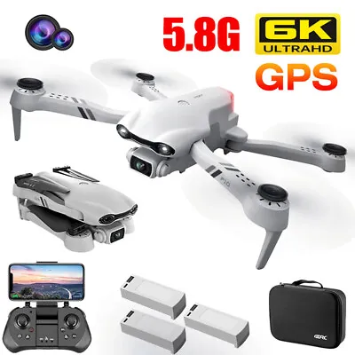 $47.94 • Buy Mini GPS Drone 5G 6K HD Dual Camera Wifi FPV Foldable RC Quadcopter Drone