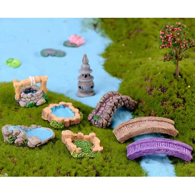 DIY Resin Mini Miniature Fairy Garden Ornament Craft House Decor Accessories ZSY • £5