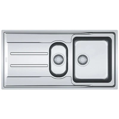Franke Kitchen Sink Aton 1.5 Bowl Stainless Steel 1004x514mm Reversible Drainer • £195.99