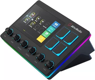 AVerMedia Live Streamer Control Center6 Track Audio Mixer With IPS Touch Panel • $299.99