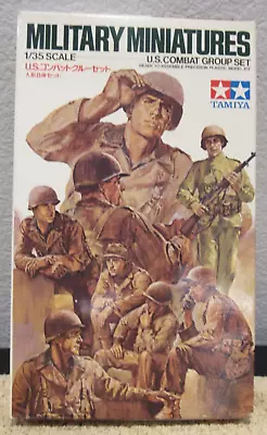 Tamiya Military Miniatures U.S. Combat Group Set 1:35 Scale Soldier Model Kit • $17.99