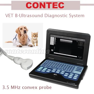 £1112 • Buy CE Portable Laptop Machine Digital Veterinary Ultrasound Scanner,Convex Probe 