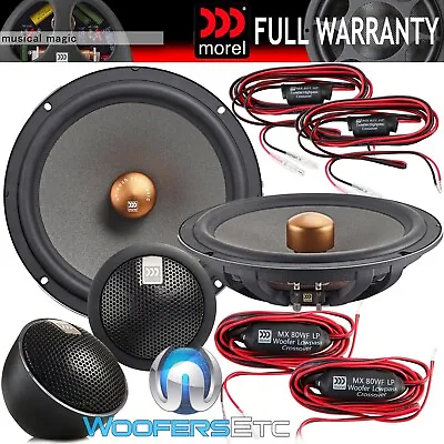 Morel Ip-uni82 8  300w Universal Car Audio Slim Component Speakers Tweeters New • $429