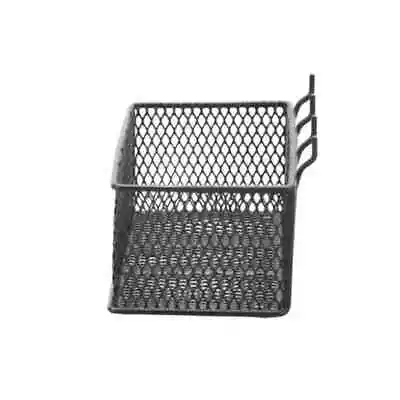 Everbilt Rustproof Wire Steel Mesh Pegboard Basket In Black Finish (2-Pack) • $16.16