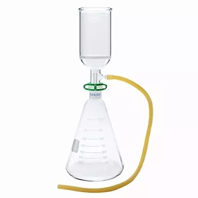$58.72 • Buy Glass Vacuum Filter Filtration Kit 1000mL Flask Funnel Laboratory Devices Set