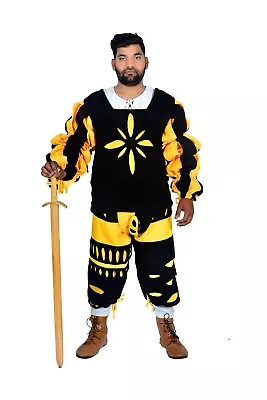 Joerg Landsknecht Doublet SET Woolan Renaissance Plane Gothic Pirate Cosplay • $150