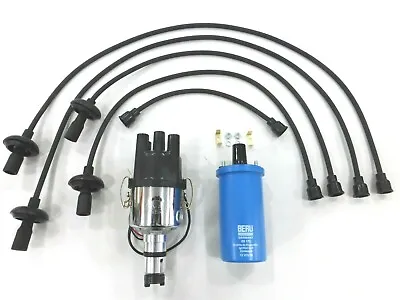 VW Bug Electronic Ignition Package CHROME ELECTRONIC Bosch 009 Style Distributor • $244.87