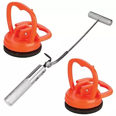 Windscreen Removal Remover Tool 2 X 55mm Mini Suction Cups 15Kg Glass Lifters • $20.20