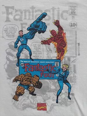 Vintage 2007 Marvel Fantastic Four T Shirt Large • £10.95