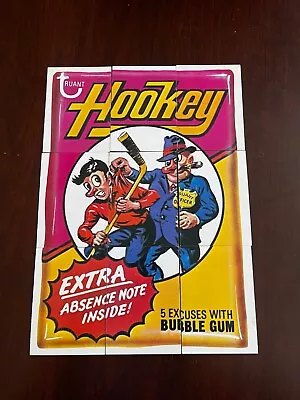 1974 Topps Wacky Packages Series 9 Hookey Complete Puzzle 9 Card Checklist Set • $18.50