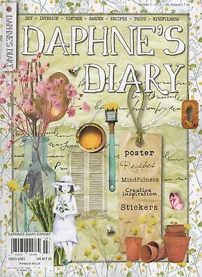 Daphne's Diary Magazine 2023 Issue #3 Paper Lovers Spring & More • $17.25