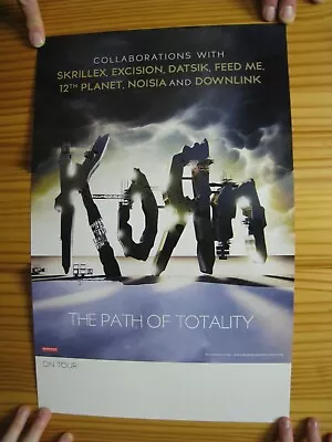 Korn Poster The Path Of Totality Skrillex Excision Datsik Feed Me • $84.72