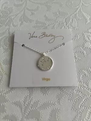 Vera Bradley Virgo Necklace 16 Inch Silver Chain With Pendant NW • $12.95
