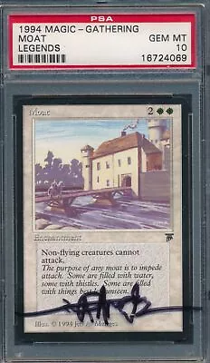 Legends Moat PSA 10 Graded Magic MTG (4069) -magicgraders- • $2972