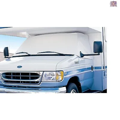 $113.97 • Buy RV Windshield Cover - Heavy-Duty Durable White Vinyl - Privacy & Sun Protection