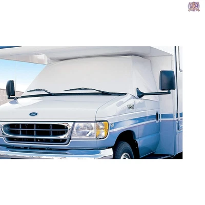 $113.97 • Buy RV Windshield Cover - Heavy-Duty Durable White Vinyl - Privacy & Sun Protection