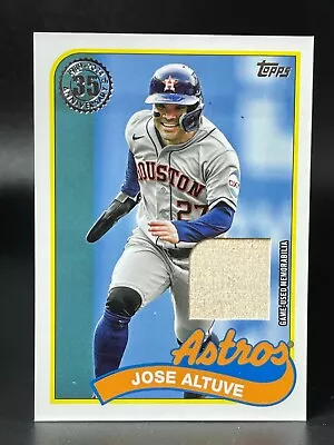 2024 Topps Series 1 JOSE ALTUVE Houston Astros Bat Card 1989 Relic • $4.99