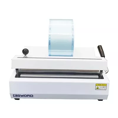 300MM Sterilization Bag Sealing Machine Dental Sealer Disinfection Bag Packaging • £154.99