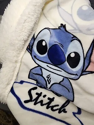 New Lilo & And Stitch Plush Fleece Throw Gift Blanket Disney Cartoon 3.5' X 5' • $25