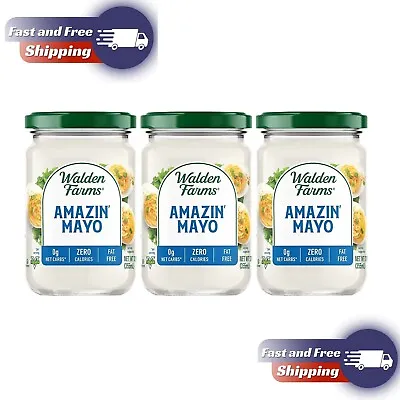 Walden Farms Amazin's Mayo Sugar Free CalorieFree CarbFree FatFree FREE SHIPPING • $24.98