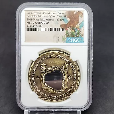 2019 Countermarks On Mexican Coinage Commemorative Medal. 1770-1772... • $149