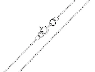 9ct White Gold 18 Inch Belcher Chain Necklace - Solid 9k Gold • £25.95