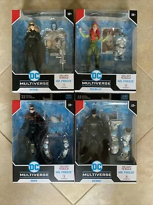 DC Multiverse Batman & Robin Movie 7” Figure BAF Mr. Freeze Lot Of 4 • $75