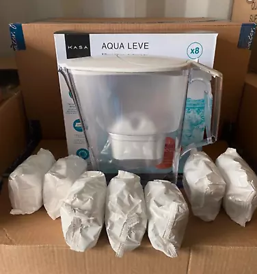 £14.95 • Buy Kasa Aqua Leve Water Filter Jug 2.5l & 8x Replacement Filters