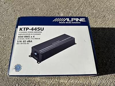 Alpine KTP-445U Universal Power Pack Compact 4-Channel Car Amplifier 180W New‼️ • $175