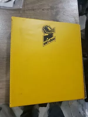 Vintage 1990 Ski-Doo Snowmobile Dealer Manual Binder Empty Factory Original OEM • $34.97