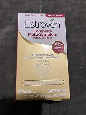 $15.99 • Buy Estroven Complete Multi-Symptom Menopause Relief 60 Caplets NEW Expires 07/2023
