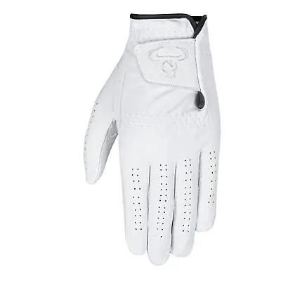TG Original Leather Cabretta Golf Gloves Mens Soft Feel Golf Glove White 3-PACK • $24.99