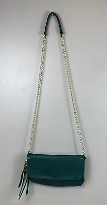 LP Blue By Linea Pelle Green Crossbody Purse • $20