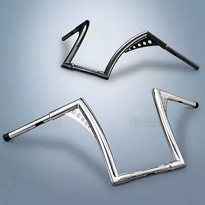 10 -18  Ape Hanger Bar Handlebar For Harley XL Dyna Softail Road Glide Road King • $93.09