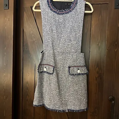 $20 • Buy Zara Basic Woman’s Tweed Dress. Never Work