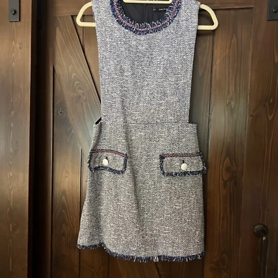 $20 • Buy Zara Basic Woman’s Tweed Dress. Never Work