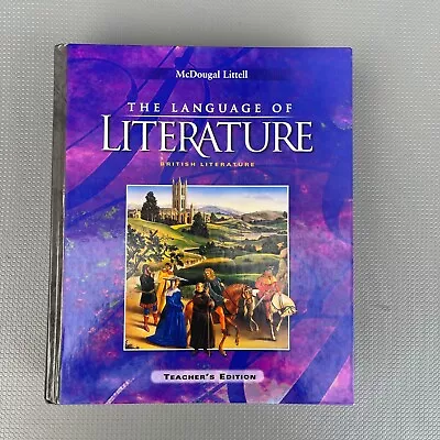 MCDOUGAL LITTELL LANGUAGE OF LITERATURE: TEACHERS EDITION - Hardcover • $30