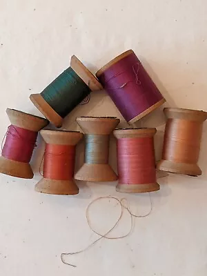 Vintage Wood Thread Spools • $20