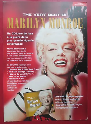 Marilyn Monroe - Plan Media/Press Kit   The Very Best Of   • $23.35