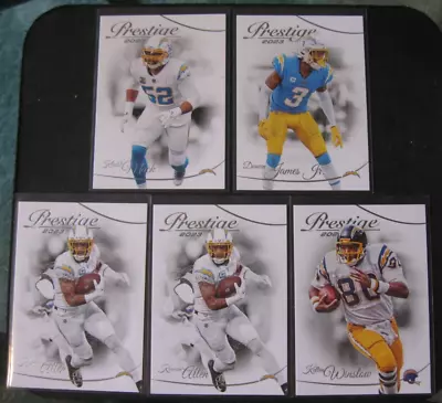 LOS ANGELES CHARGERS 5-CARD LOT 2023 Panini Prestige MACK/JAMES JR/ALLEN/WINSLOW • $3.99