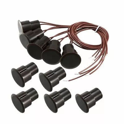 5pcs RC-36 NC Recessed Wire Door Contact Sensor Alarm Magnetic Reed Switch Part • $14.79