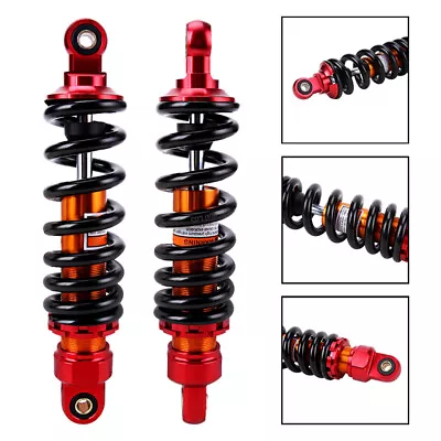 Pair 11'' 285mm Motorcycle Rear Air Shocks Absorbers Suspension For Honda Yamaha • $87.42