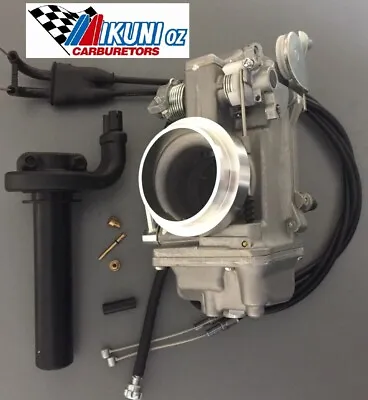 Mikuni Carburetor TM42-6 42mm Flatslide Pumper Kit / OEM Choke Fits Suzuki DR650 • $511.50