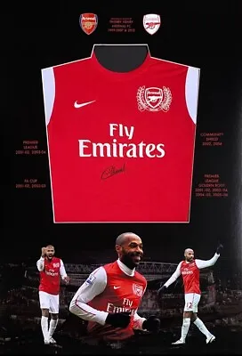 £599 • Buy Thierry Henry Hand Signed Arsenal FC Shirt NEW