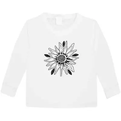 'Tiger Lily Flower' Children's / Kid's Long Sleeve Cotton T-Shirts (KL045178) • $21.31