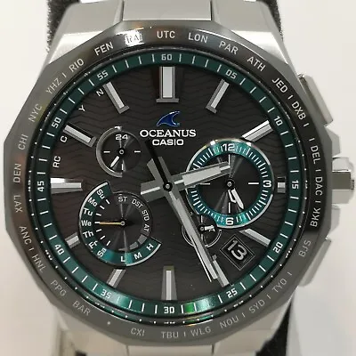 CASIO OCEANUS OCW-T6000A-1AJF Black Titanium Radio Solar Men's Watch New In Box • $776