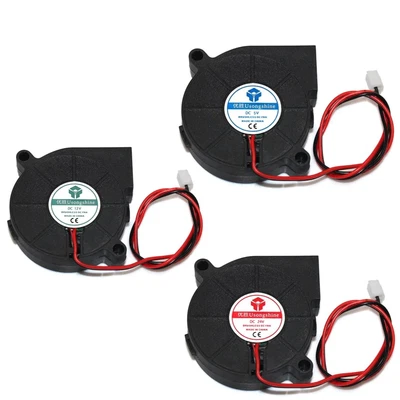 $10.42 • Buy 3D Printer Blower Fan DC 5V/12V/24V Cooling Fan For Hotend Extruder 50mm Radial