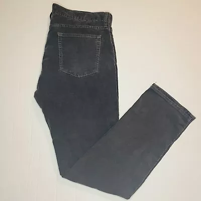 J.Crew 484 Graphite Gray Corduroy Slim Fit Pants Mens 35x32 • $21.99