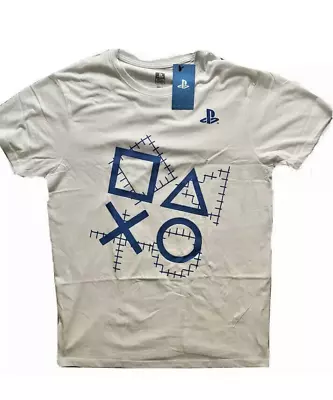 Official Playstation Mens T-Shirt Size XL Call Of Duty GTA FIFA XO PS1 PS2 PS5 • £3.78